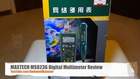 MASTECH MS8236 Digital Multimeter Review - banggood.com