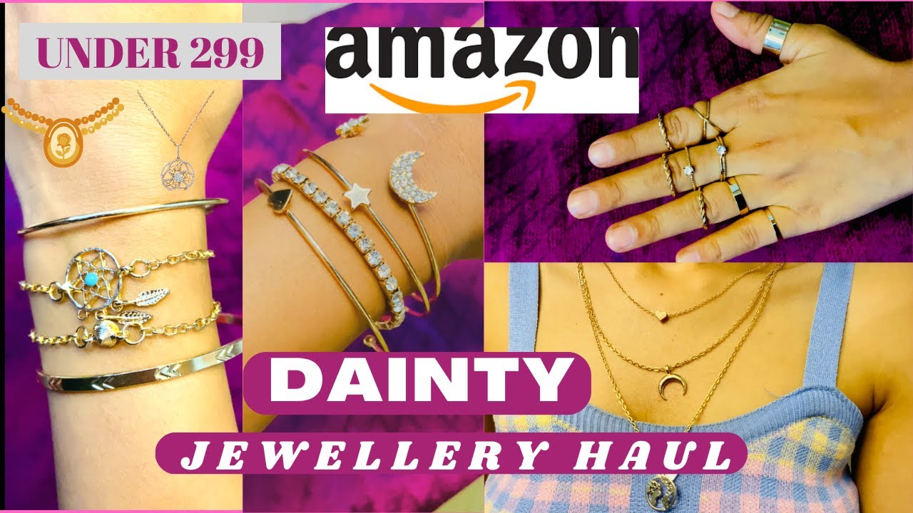 *AMAZON* Dainty Jewellery Haul amazonfinds Haul jewellery dainty