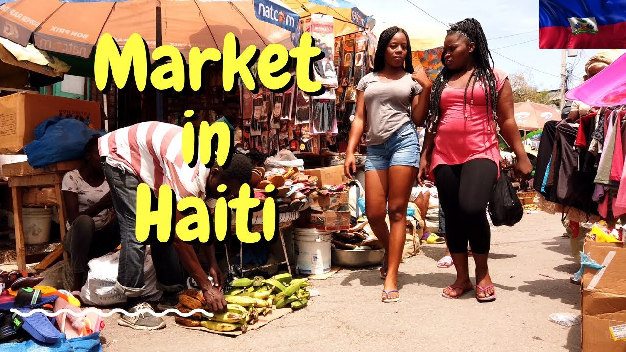 The busiest market in Haiti | Marché Salomon - YouTube