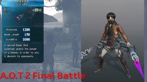 A.O.T 2 Final Battle Evil Edge Gameplay