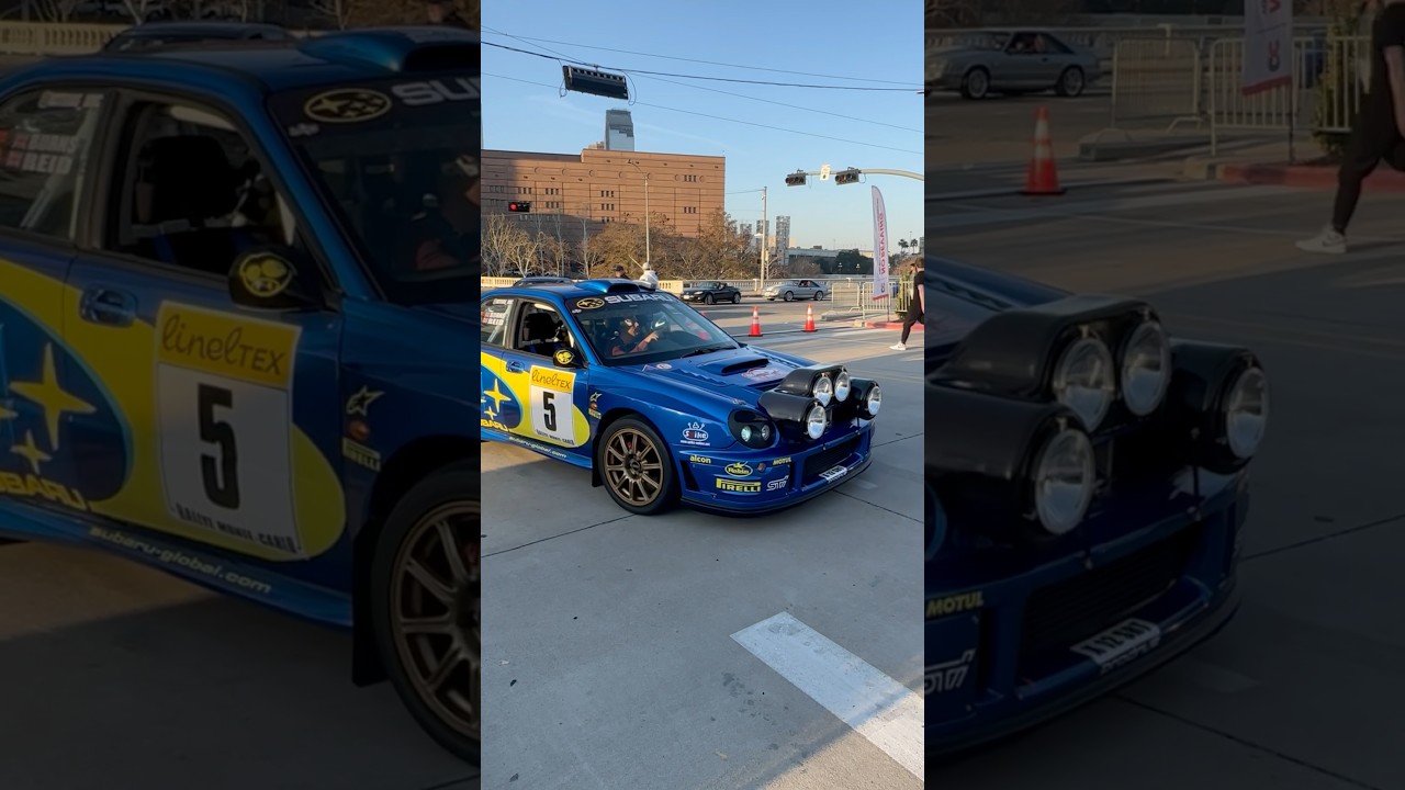 Crazy Subaru WRX STI Rally Car