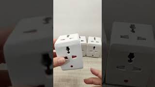 Hot selling 3 Pin Multi Plug Adapter with neon