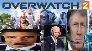 AI Presidents Play Overwatch 2