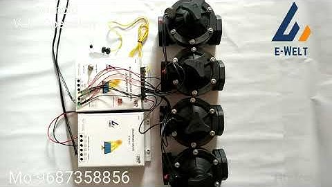 Auto Clean MW Solar Plant Using Solenoid Valve System