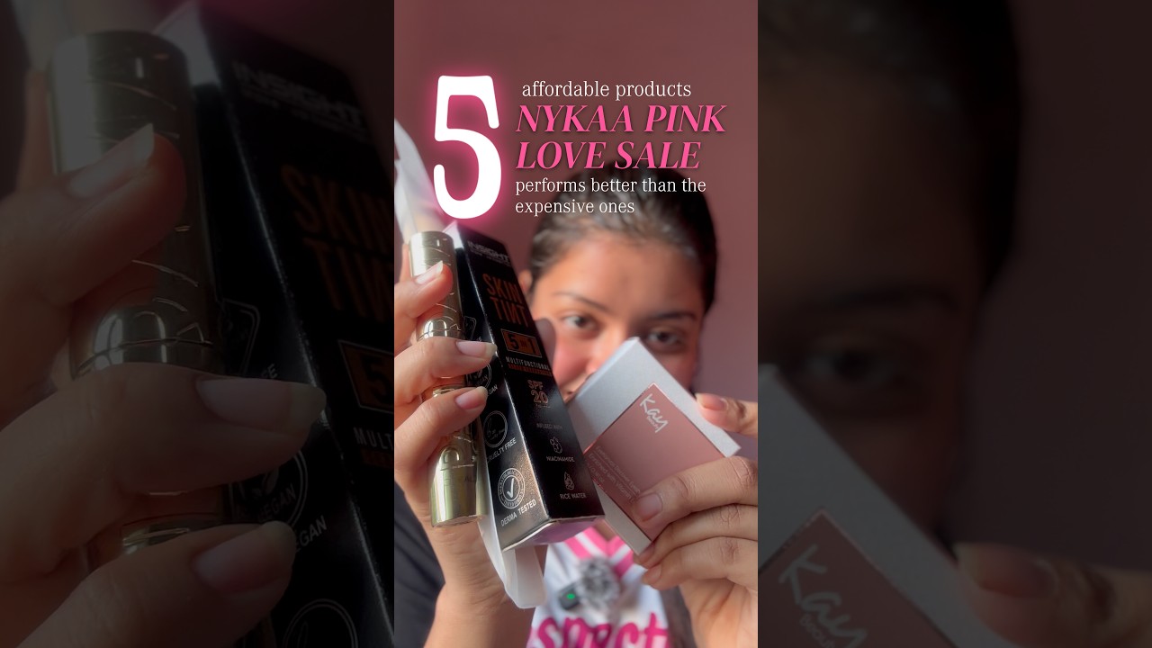 nykaa pink love sale haul + recommendations 💌 links in description ⭐️🫶🏻