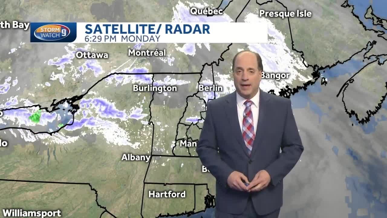 Update: Snow showers possible overnight - YouTube