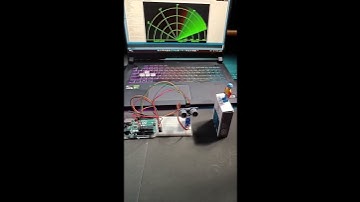 Radar System Arduino project #electronice #experiment #arduinoproject #Ultrasonic Sensor