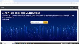 Natural Language Processing NLP Machine Learning Website  using Django, Python And Google News Model