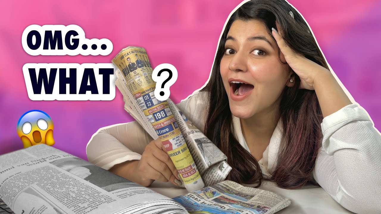 Prettiest ART On Newspaper? 😱 🎨
