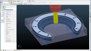 Toolpath & Boundary Outside Block - PowerMILL 2011
