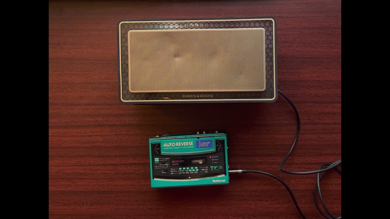 ジャンク品】 ナショナル ポータブルカセットプレーヤー RX-SA200