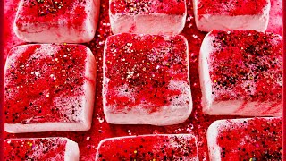 Satisfying Pink Blocks ASMR @ChalkywishpersASMR 🔥 Glitter Candy Crushing &amp; Close Up Macro