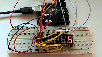 示範影片：mBlock & Arduino（18）74HC595 與七段顯示器之二