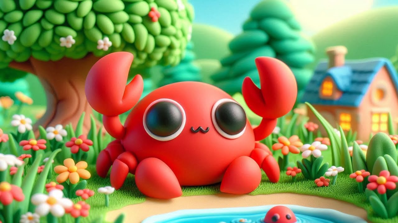🍃The Little Crab Song | Funny Songs | Kids Songs & Nursery Rhymes