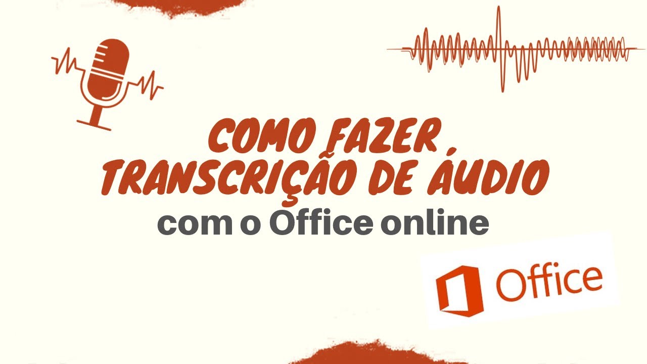 Como fazer transcrição de áudio com o Office online - YouTube