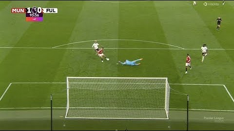 Garnacho miss vs Fulham 😳 (Man utd 1-0 Fulham)