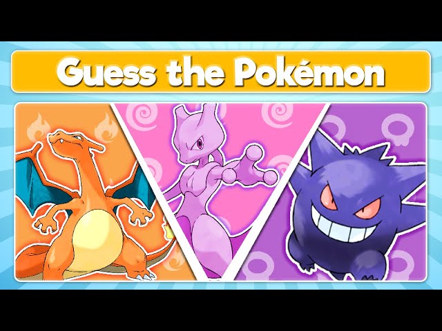Pokemon Quiz: Guess the Type! (#2 with answers) - KidzTube