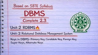 Keys in DBMS | Primary Key, Candidate Key, Foreign Key, Super Key, Alternate Key Explained
