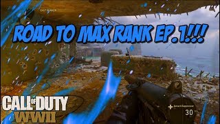 CALL OF DUTY WW2 PRIVATE BETA| ROAD TO MAX RANK EP.1| MY FIRST EVER MATCH!!!