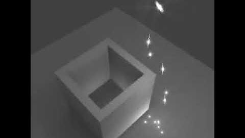 glowing particles test Blender3D #2