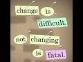 2 Change or not 2 Change Back?