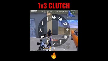 1v3 Clutch🔥 #short #shortvideo #battlegroundmobileindia #bgmi #indiakabattleground #