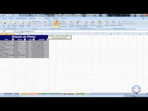 Curso Simplesmente Excel Avançado - Aula 04 - Auto filtro