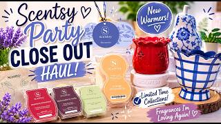HUGE Scentsy Party Close Out Haul! 😍 New Warmers & Wax!