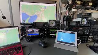 アマチュア無線　モニター切り替えてみた