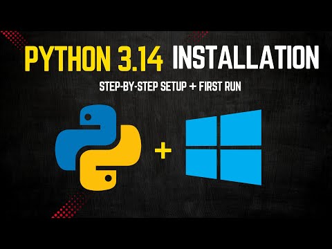 How to install Python 3.14 on Windows 11  (2025)