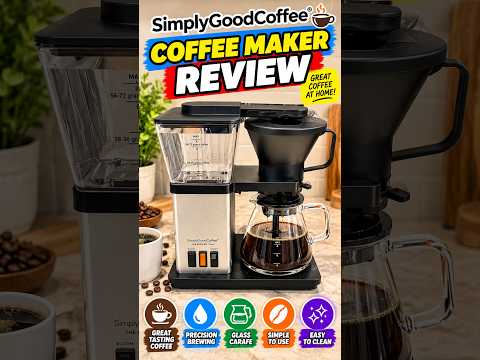 Simply Good Coffee Brewer Review: Delicious Coffee, Easy Clean!