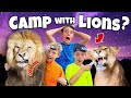 Camping with Lions, Leopards &amp; Elephants in Africa! Kids Adventures