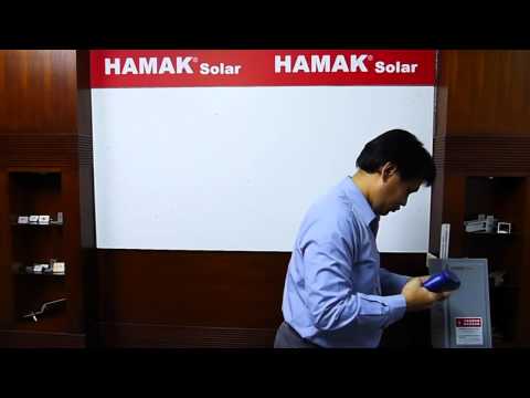 Installation of solar combiner box DC box 直流箱安裝示範