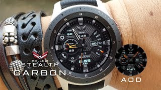 Stealth Carbon remastered with changeable watch hand colors