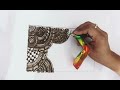 Stylish easy Heena design | simple mehandi design | @Uniquemehandidesign #mehandi #hennadesign 