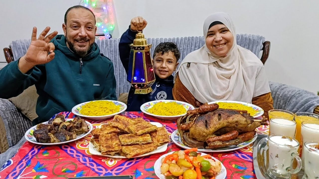 فطار أول يوم رمضان المبارك 🌙💥مع الفانوس السحري