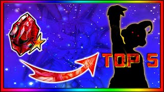 TOP 5 RED STONE CHOICES!! FREE Super EZAS???? and some things to consider DBZ: Dokkan Battle