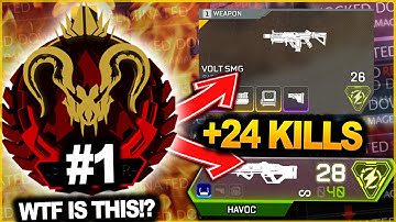 APEX RANK #2 goes beast mode after using The HAVOC & VOLT and gets most RP in a predator game