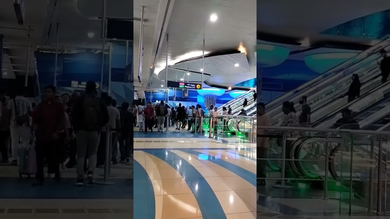 Dubai 🇦🇪 burjuman metro station 🚉