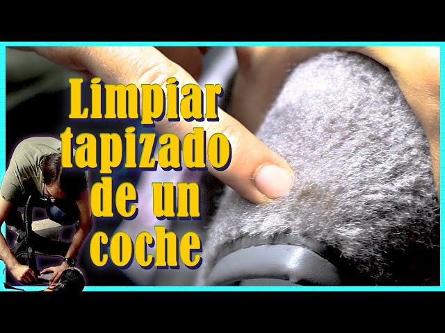 Limpiar tapiceria de un coche - METODOS (los puedes hacer en casa)  #consejos #coches #tapiceria 