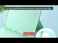 For iPad Case With Wireless Bluetooth Keyboard Cover Stand Mou... — Best Buy 2026 | Great Quality!