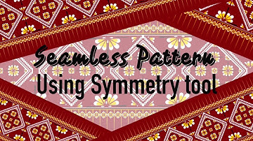 Easy Procreate Seamless Pattern Using Symmetry Tool By in Affinity Designer/iPAD PRO