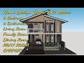 Amazing Small Home Design 2 floor, Home Design Ideas 8x7 meter