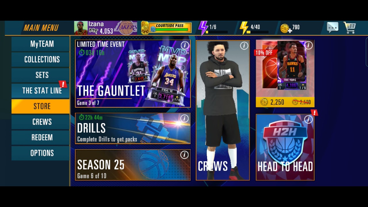 My first Onyx card in NBA 2k Mobile Season 4