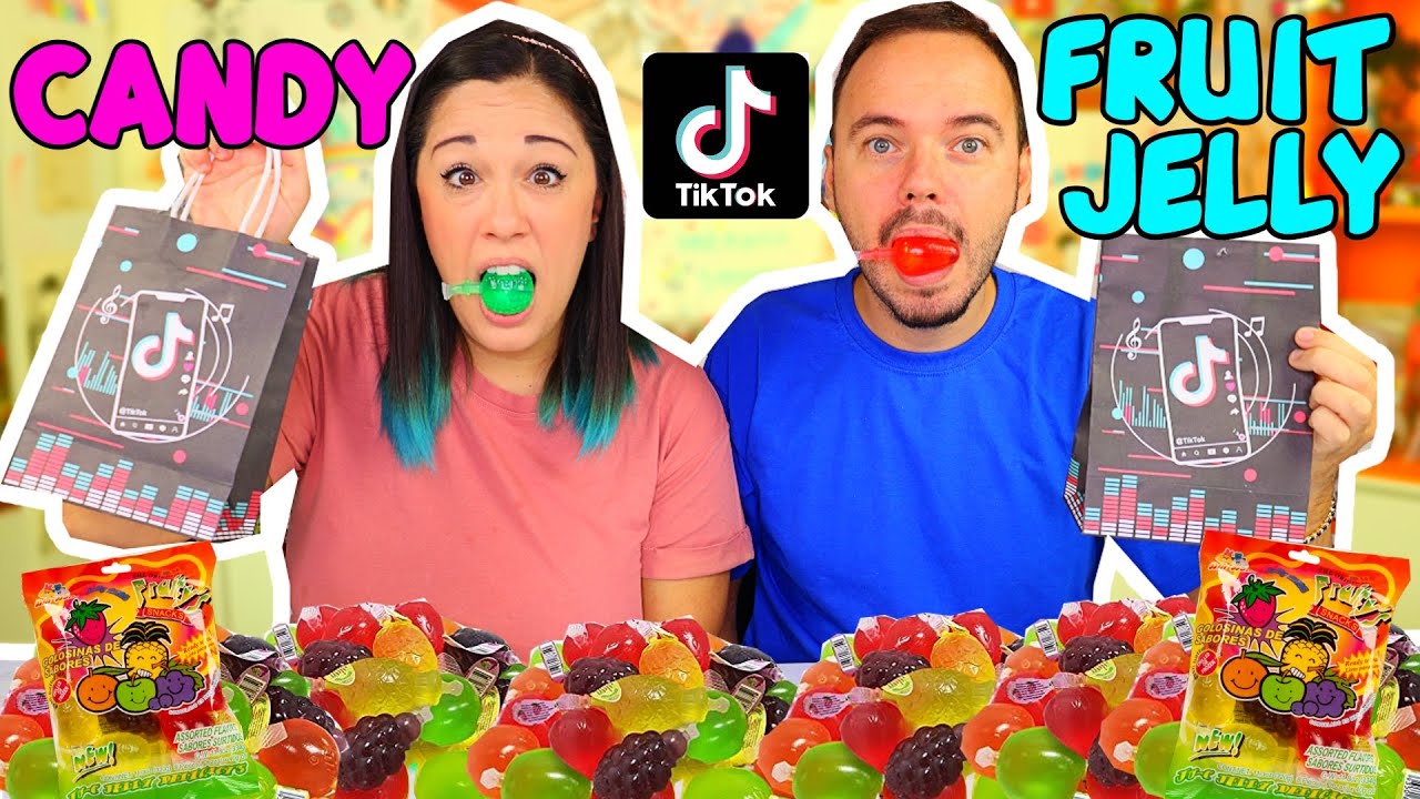 MISTERY BOX FRUIT JELLY TIK TOK CHALLENGE! (Se la CARAMELLA SCOPPIA