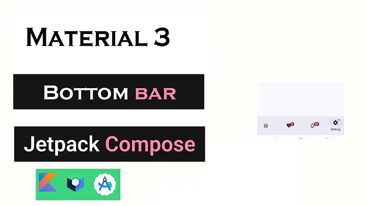 Create a Custom Bottom Bar with Badge Count in Jetpack Compose - Step-by-Step Guide #jetpackcompose