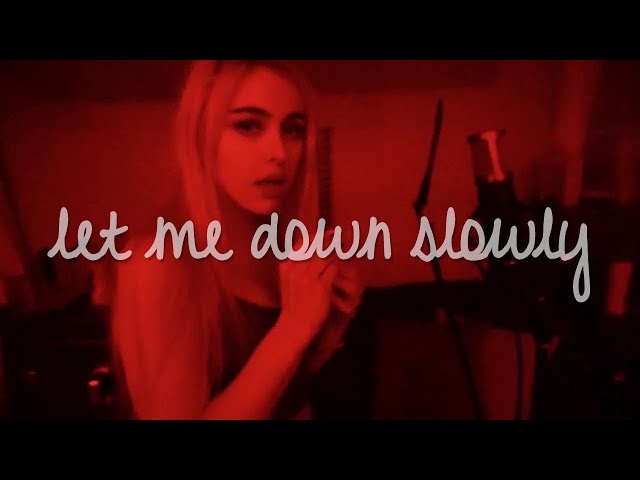 Myah Let Me Down Slowly Lyrics Genius Lyrics