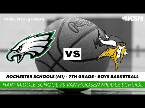Hart Middle School vs Van Hoosen Middle School - 7th Grade Boys Basketball