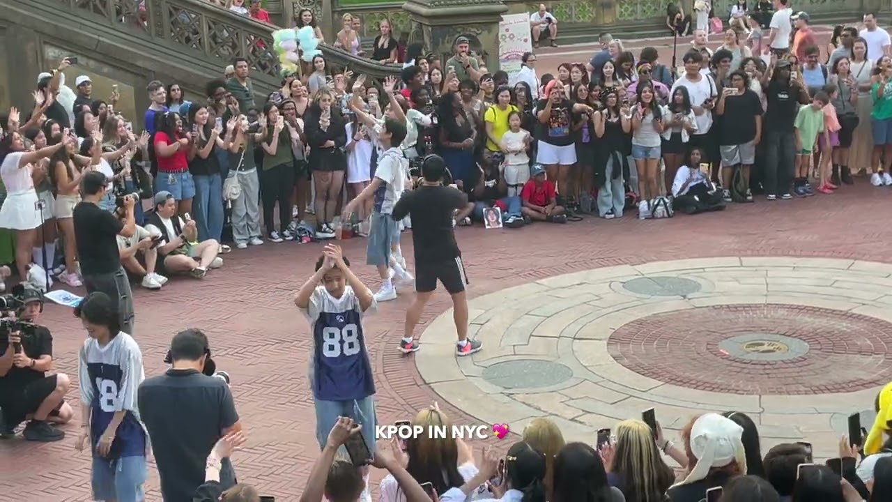 NEWBEAT NY Busking 뉴욕 버스킹 2024.08.11: Siren dance cover + Dance Cypher