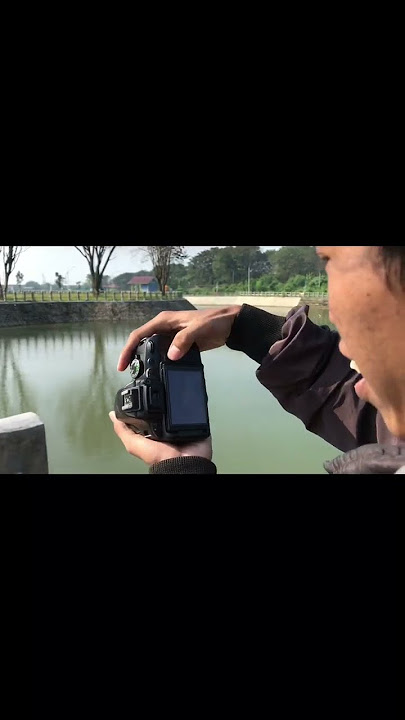 Hunting foto pagi hari di taman